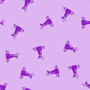 Spinach smoothie drink glyph vector seamless pattern Stock Illustration