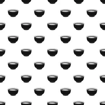 Spinach soup pattern seamless vector Illustrazione stock