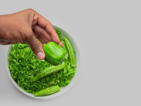 Spinach vegetables isolated white background Stock Photos