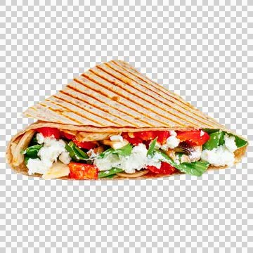 Spinach wrap Stock Photos