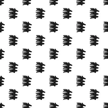 Spinal column discs pattern seamless Stock Illustration