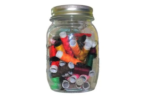 Spindle Roll or Spool Bobbin Stock Photos