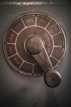 Spindle speed control Stock Photos