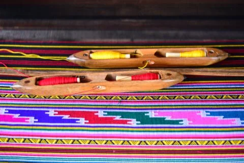 Spindle weave Stock Photos