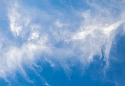 Spindrift clouds, view from below Stock Photos