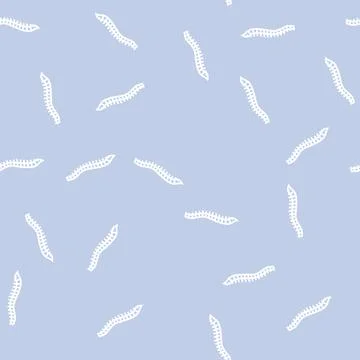 Spine bone line seamless pattern イラスト素材