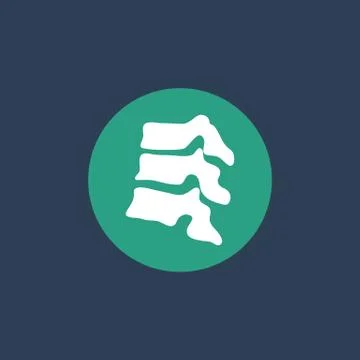 Spine center logo Stock Illustration