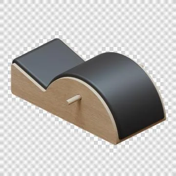 Spine Corrector Front Isometric View 3D Render Illustration Ilustración de archivo