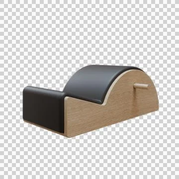 Spine Corrector Rear Side View 3D Render Illustration 스톡 일러스트