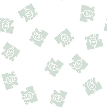 Spine cutting ache glyph vector seamless pattern 스톡 일러스트