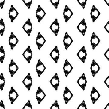 Spine disc pattern seamless vector Stock Illustration