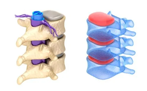 Spine x-ray view ,isolated on white Stock Illustration