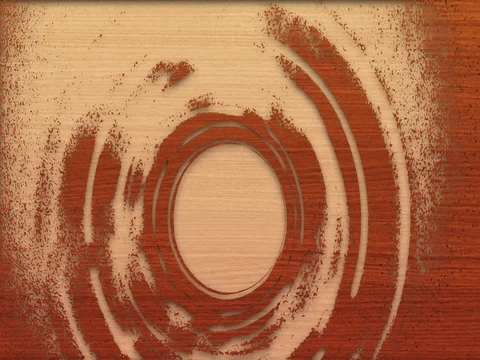 Spiner wood background. Video stock 80820048