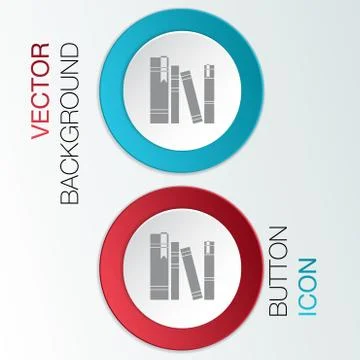 The spines of books. Stock Illustration