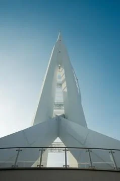 Spinnaker tower silhouette Stock Photos