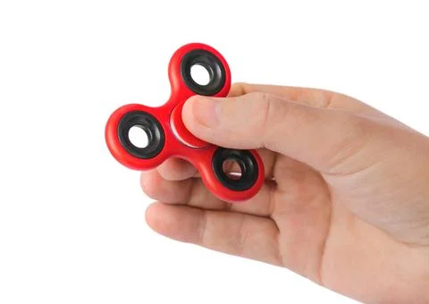 Spinner in hand Stock Photos