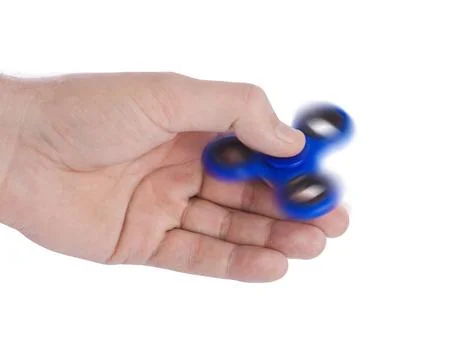 Spinner in hand Spinner in hand isolated on white background Copyright: xZ... Stock Photos