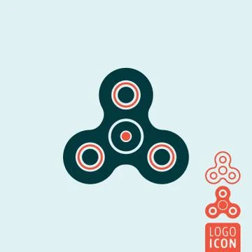 Spinner icon isolated Stock Illustration