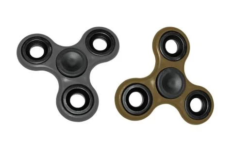 Spinner multicolored on white background Stock Photos