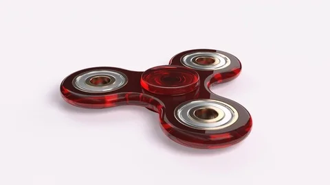 Spinner Red Stock Footage 77153875