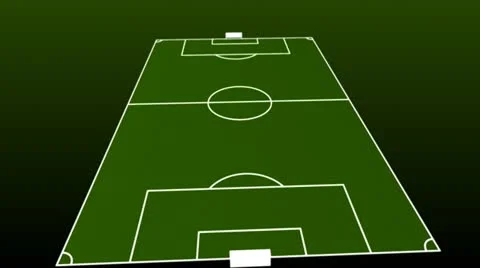 Spinng soccer field including Alpha Video stock 12262312