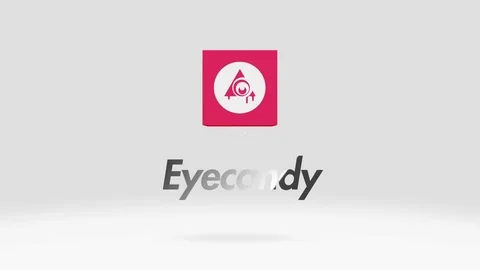 Spinning 3D Box Logo reveal animation After Effects stock