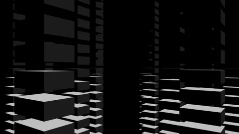 Spinning 3d code Stock Footage 98026561