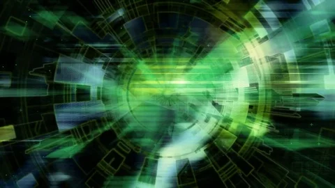 Spinning abstract flashes Video stock 82252470