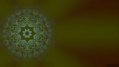 Spinning abstract magic circle looping, beaming and changing its pattern Stock Footage 123279274