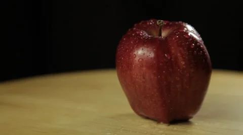 Spinning apple Stock Footage 46912753
