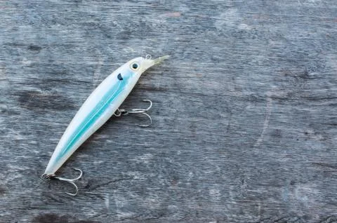 Spinning bait background Stock Photos