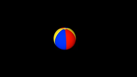 Spinning ball motion graphics with night background Stock Footage 145011053