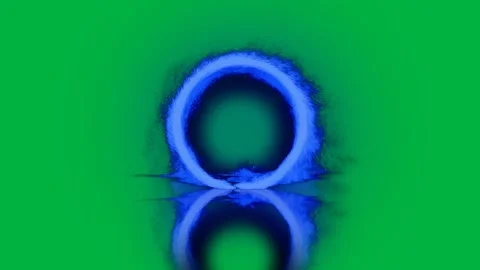 Spinning blue fire Stock Footage 347297124