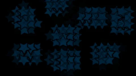 Spinning Blue Star Clusters Seamless Looping Motion Graphic Background. HD 1080 Stock Footage 87995693