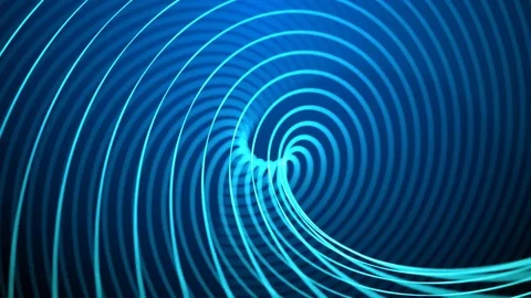 Spinning blue tunnel Видео 82252485