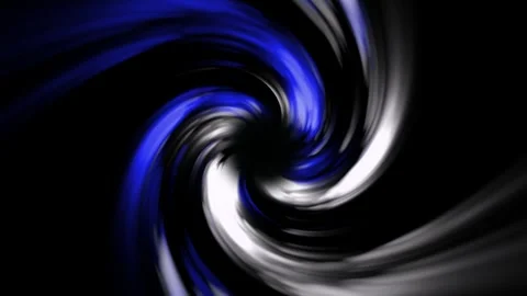 Spinning blue white hyper tunnel in motion Stock Footage 329319396