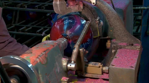 Spinning Bowling Ball 库存影片 25954461