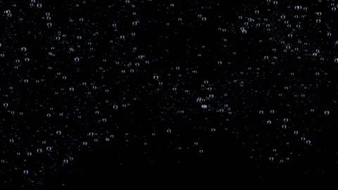 Spinning bubbles in the water.3d animation of bubbles moving and floating on a Stock Footage 99543285