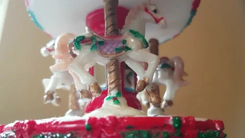 Spinning Carousel Stock Footage 137906973