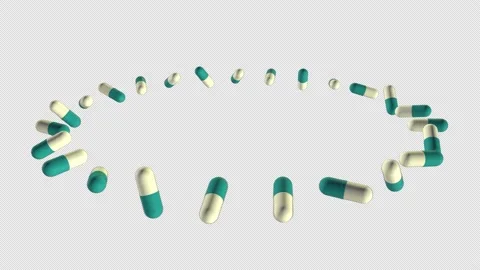 Spinning in a carousel.. No background. Slow-motion shooting of flying red and b Video stock 147477744