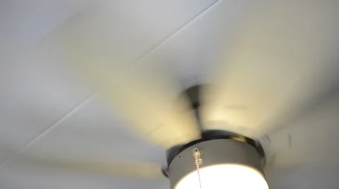 Spinning Ceiling Fan 2 Stock Footage 46883094