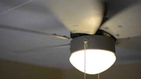 Spinning Ceiling Fan 3 Stock Footage 46883330
