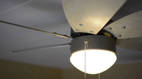 Spinning Ceiling Fan 4 Stock Footage 46885484