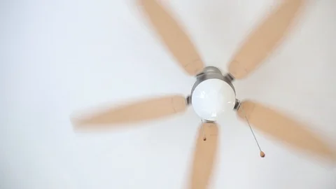 Spinning Ceiling Fan Video stock 92570537