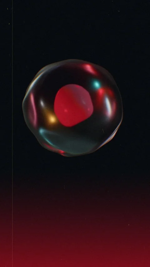 Spinning cell loop background animation Vidéo 332065269