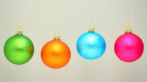 Spinning Christmas Balls 스톡 동영상 10592104
