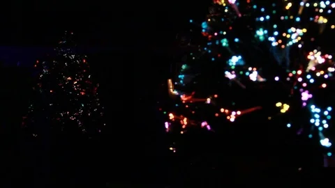 Spinning Christmas tree Stock Footage 82744545