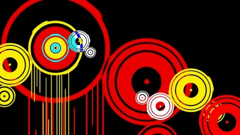 Spinning circle motion Stock Footage 99438380