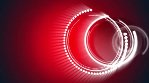 Spinning Circles Background Loop Stock-Footage 25413377