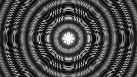 Spinning circles create an abstract pattern with light at Stock Footage 339454374